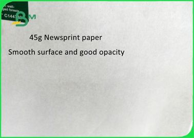 30LB 48.8gsm afrouxam e diluem o papel de superfície liso do papel de jornal para a flor de embalagem