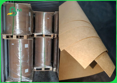 resistência de estouro alta do papel de embalagem de Brown Do produto comestível de 300gsm 350gsm no rolo