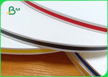 Role o papel de embalagem colorido Degradable do tamanho 15mm 60gsm para os tubos de uma palha
