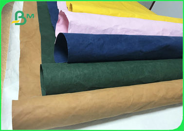 tela colorida 0.8mm durável do papel lavável de 0.3mm 0.55mm para sacos do armazenamento