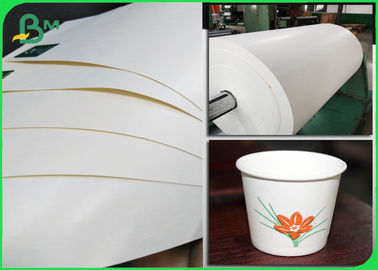 o PLA biodegradável de 100% revestiu o papel baixo do copo do rolo do papel do produto comestível 210g + 26g