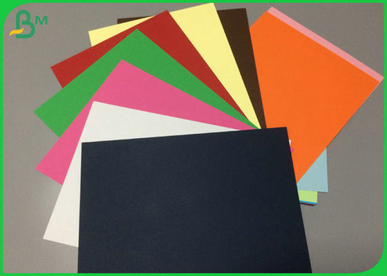Bristol Paper colorido material reciclado sem revestimento 220gsm 230gsm com tamanho de 787mm 889mm