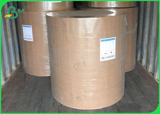 papel de embalagem revestido de 250gsm PE lateral simples ou duplo Brown com produto comestível