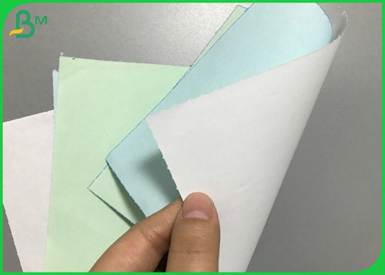 rolo enorme de papel sem carbônio do NCR da impressão 50gsm azul para a impressão da fatura