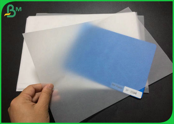 tamanho A4 de papel transparente Eco-amigável do seguimento 50gr à impressão deslocada