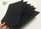placa de papel preta contínua sem revestimento de 250gsm 300gsm 350gsm 31inch para caixas do pacote