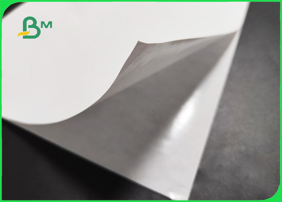 rolo enorme de papel térmico de 55gsm 58gsm para etiquetas vazias 640mm 795mm