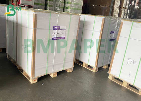 Papel de cartão de embarque térmico em branco sem BPA 210gsm Black Sense Marks em rolos