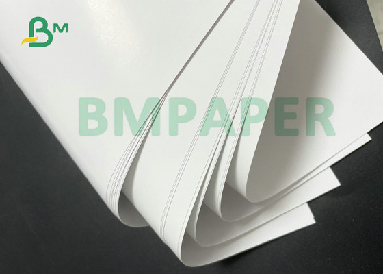 Impressão offset 25 x 38 polegadas 80 lb 100 lb papel de texto brilhante com acabamento liso