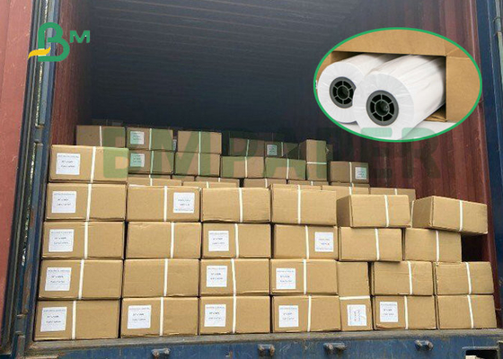 Papel de ligação branco Rolls de 20LB 24LB 36inches x 300ft para o projeto da arquitetura