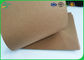 Placa de papel 80gsm do forro de Brown Kraft - 350gsm que estica a resistência para o papel do saco do cimento