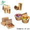 Papel de taça de Kraft biodegradável, rolos de papel de taça castanha 210g 230g 250g 280g 300g 350g