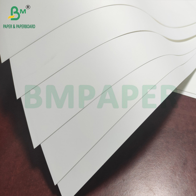 Papel sintético de PP branco impermeável de duas faces fosco 80 - 400um