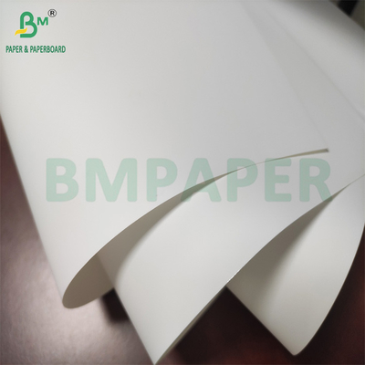Papel sintético de PP branco impermeável de duas faces fosco 80 - 400um