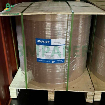 34gm 40gm papel à prova de gordura Kraft marrom Sandwich folhas de embalagem de tamanho personalizado