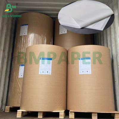 50 g de pasta de sanduíche à prova de óleo de deli Eco Friendly Wrapping White Bleached Paper Roll