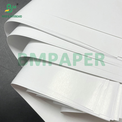 Papel de arte branco alto 70g 80g C1S de uma face brilhante para impressão de rótulos
