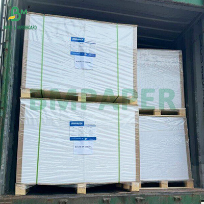 Papel de arte branco alto 70g 80g C1S de uma face brilhante para impressão de rótulos