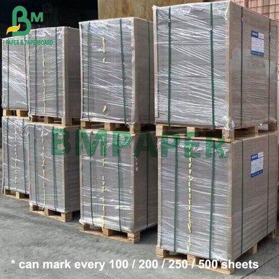1 mm 820 gm 2 lados Papel laminado revestido de branco com papel duplex médio cinza