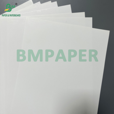 Rolo de papel sintético térmico revestido de um lado e de dois lados, branco, de 120 a 180 microns