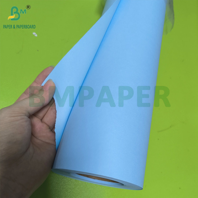 Papel de desenho de plano de cor azul de lado único, sem revestimento, para desenhos CAD