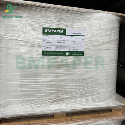 24gm Papel Branco e de Cores Para Bebidas Palha Rolo Individual 25,5mm 32mm