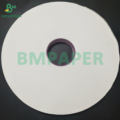 Papel de embalagem de palha branca degradável de 24 gm 32 mm para embalagem de palha