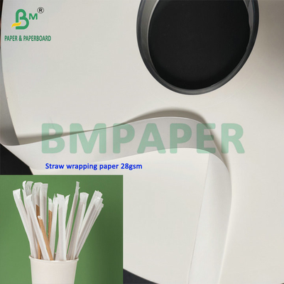 Papel Kratf Branco 24 gm 28 gm de alta resistência para embalagem de palha