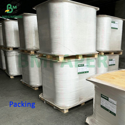 Papel Kratf Branco 24 gm 28 gm de alta resistência para embalagem de palha