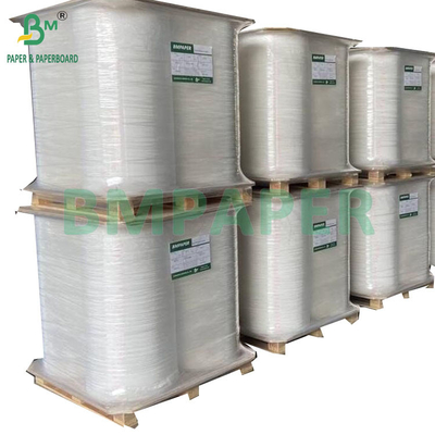 Papel de embalagem de palha branca degradável de 24 gm 32 mm para embalagem de palha