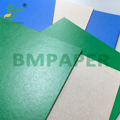 1.2mm 1.4mm Cartão laminado verde-azul de um lado para capa de livro