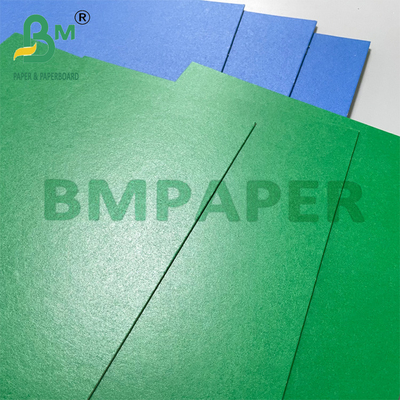 1.2mm 1.4mm Cartão laminado verde-azul de um lado para capa de livro