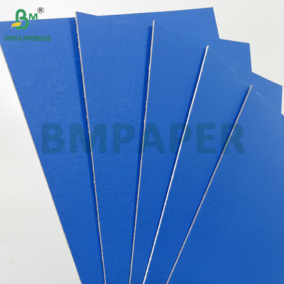 Bonito bom rígido 1,2 mm 1,5 mm Papelão azul lacado com parte traseira cinzenta