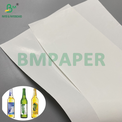 67gm Papel branco em branco em branco para garrafas de cerveja