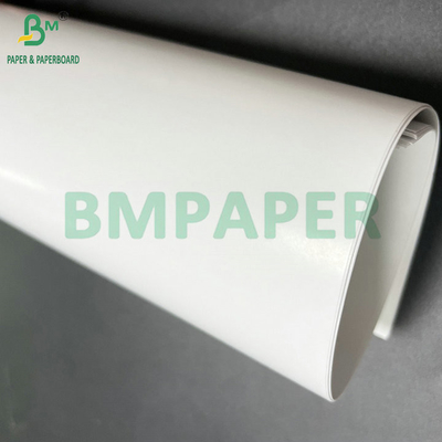 80g 90g Superfície lisa de lado único Papel de arte C1S brilhante para impressão de rótulos