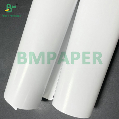 80g 90g Superfície lisa de lado único Papel de arte C1S brilhante para impressão de rótulos