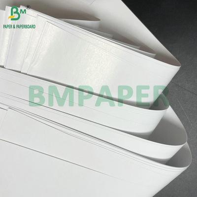 80g 90g Superfície lisa de lado único Papel de arte C1S brilhante para impressão de rótulos