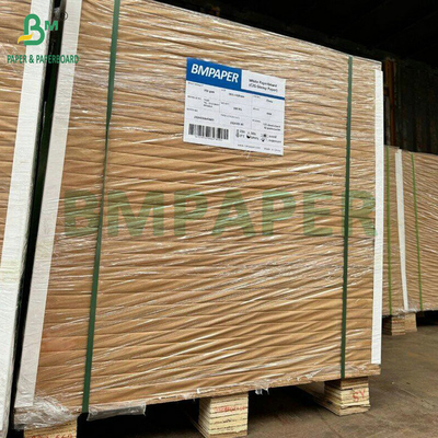 80g 90g Superfície lisa de lado único Papel de arte C1S brilhante para impressão de rótulos