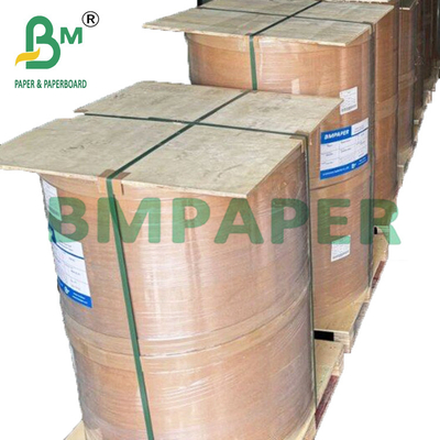 30 - 60gm Papel de cozinha à prova de gordura para vapor e embalagem de cor marrom