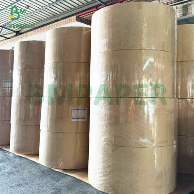 500 mm Alta resistência 70 90 GSM Castanho Papel Kraft Puro Rolo de Pacote