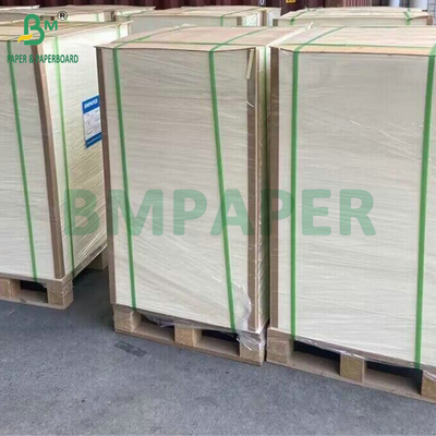 Cartão de absorção de água de alta polpa 1 mm 1,4 mm Papel de esterco de cerveja branco para esterco