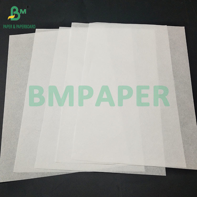 60gm de boa impressão Kit de papel branco à prova de gordura7 para embalagem de hambúrgueres