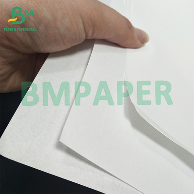 60gm de boa impressão Kit de papel branco à prova de gordura7 para embalagem de hambúrgueres