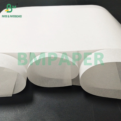 60gm de boa impressão Kit de papel branco à prova de gordura7 para embalagem de hambúrgueres