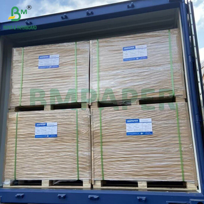 70 g de papel branco branqueado em rolos de papel kraft de grau alimentício semi-lustroso MG 1100 mm