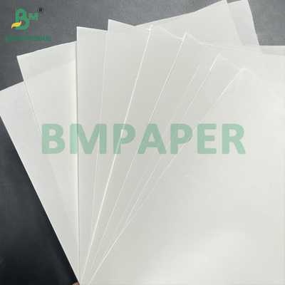 Grade de alimentos lisos 70 - 150 GSM Rolo de papel kraft branco branqueado de 15 polegadas x 1000 pés