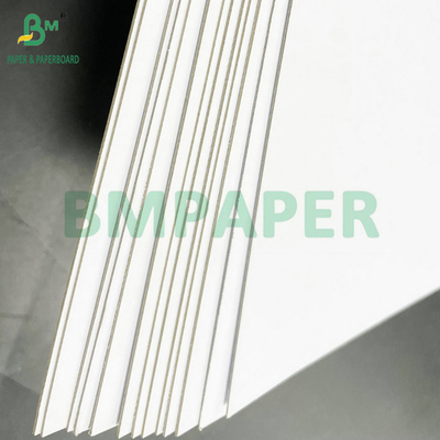 Boa rigidez 1 mm 2 mm cartão laminado com ambos os lados branco cinza médio
