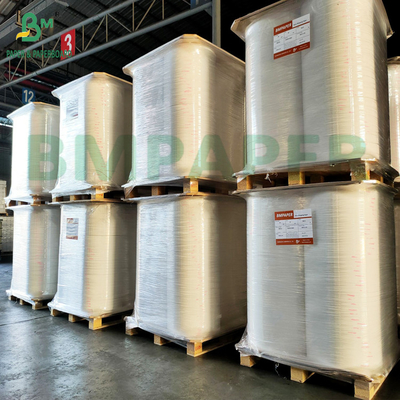 FDA Papel de embalagem de palha para bebidas à prova d' água Branco 24gm 28gm