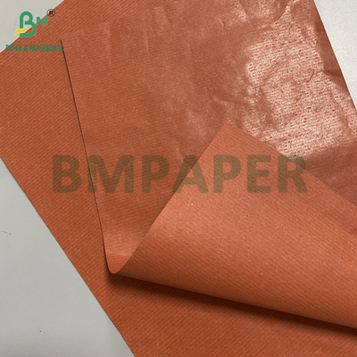 Papel Kraft de 42 gm de raios vermelhos para embrulho de frutas Cera de um lado Papel leve de qualidade alimentar