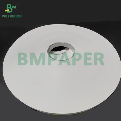 24 gm 28 gm Papel de embalagem de palha branco 27 mm x 5000 m Boa resistência à tração